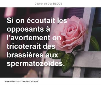Citations Guy BEDOS