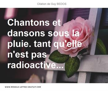 Citations Guy BEDOS