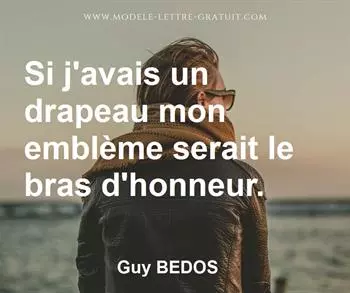 Citation de Guy BEDOS