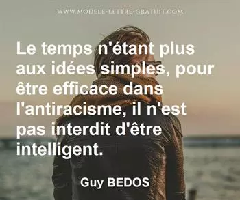 Citation de Guy BEDOS