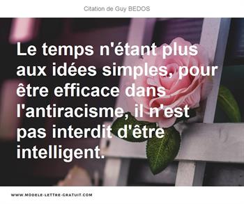 Citations Guy BEDOS
