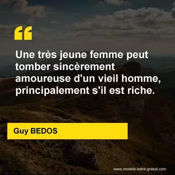 Citation Guy BEDOS