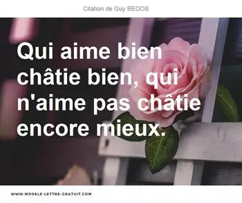 Citations Guy BEDOS