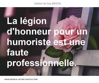 Citations Guy BEDOS