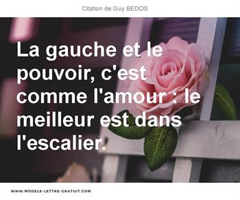 Citations Guy BEDOS