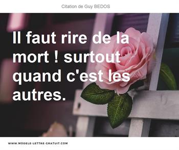 Citations Guy BEDOS