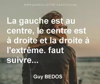 Citation de Guy BEDOS