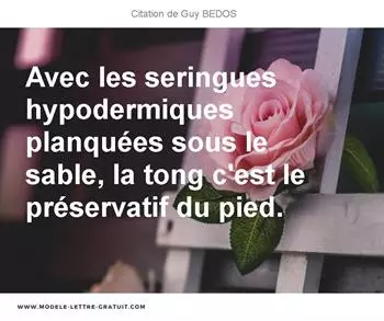 Citations Guy BEDOS