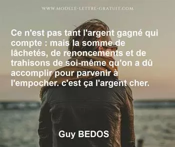Citation de Guy BEDOS