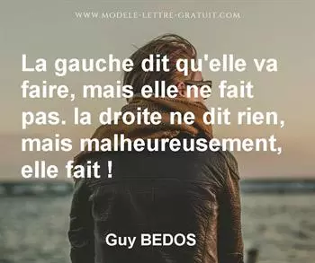 Citation de Guy BEDOS