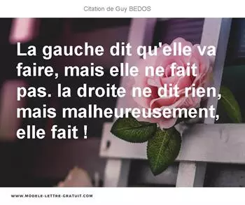 Citations Guy BEDOS