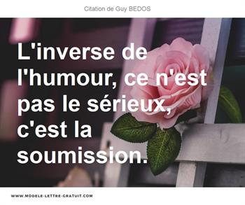 Citations Guy BEDOS