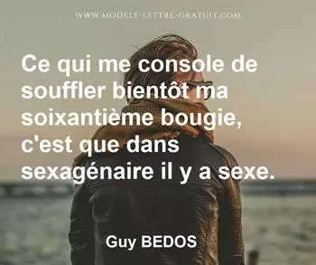 Citation de Guy BEDOS
