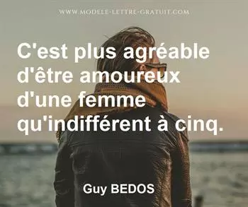 Citation de Guy BEDOS
