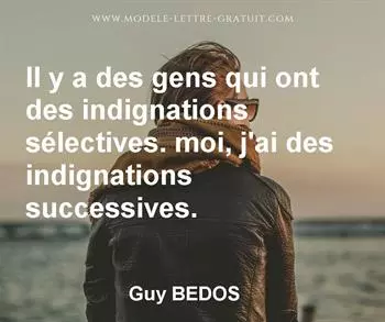 Citation de Guy BEDOS