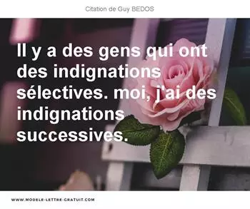 Citations Guy BEDOS