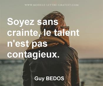 Citation de Guy BEDOS