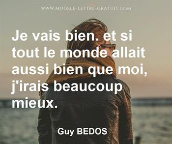 Citation de Guy BEDOS