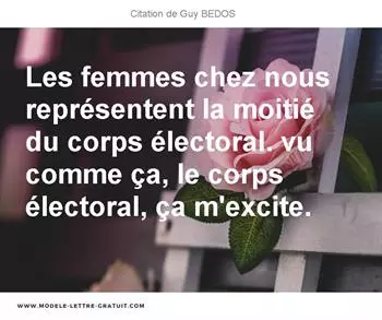 Citations Guy BEDOS
