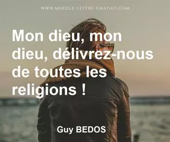 Citation de Guy BEDOS