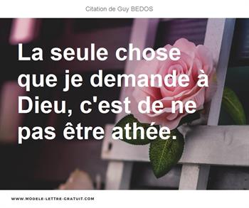 Citations Guy BEDOS