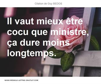 Citations Guy BEDOS