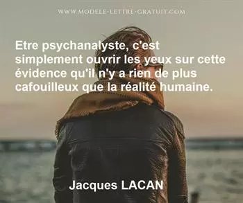 Citation de Jacques LACAN