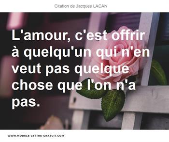 Citations Jacques LACAN