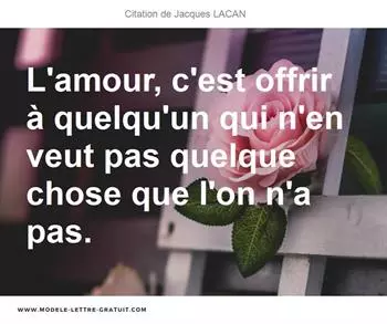 Citations Jacques LACAN