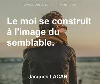Citation de Jacques LACAN