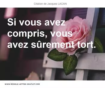 Citations Jacques LACAN