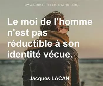 Citation de Jacques LACAN