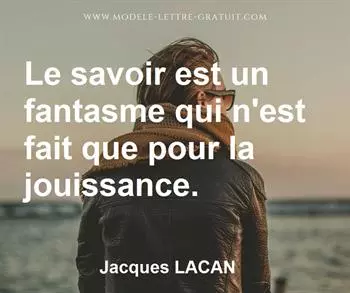 Citation de Jacques LACAN
