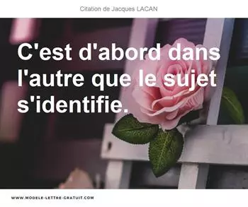Citations Jacques LACAN