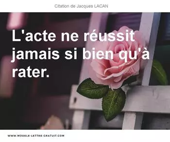 Citations Jacques LACAN