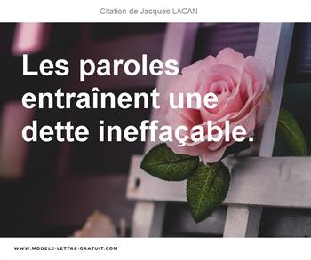 Citations Jacques LACAN