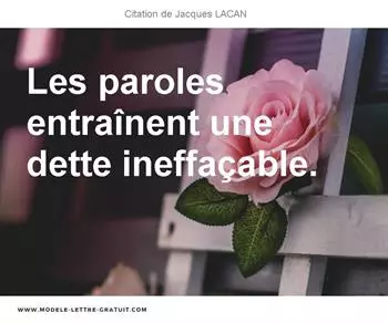 Citations Jacques LACAN