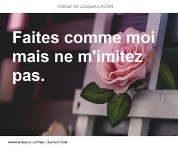 Citations Jacques LACAN