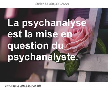 Citations Jacques LACAN