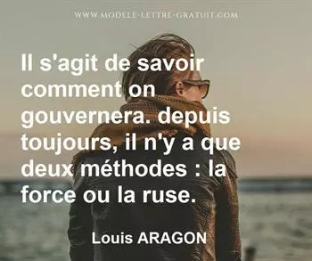 Citation de Louis ARAGON