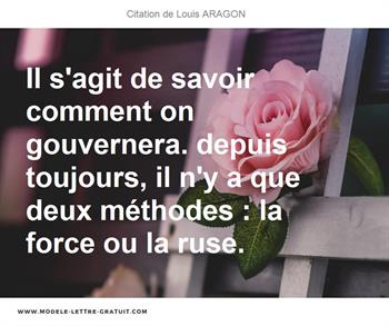 Citations Louis ARAGON