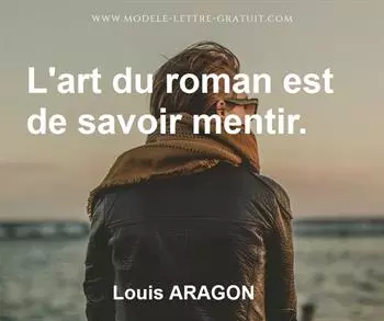 Citation de Louis ARAGON