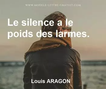 Citation de Louis ARAGON
