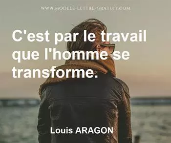Citation de Louis ARAGON