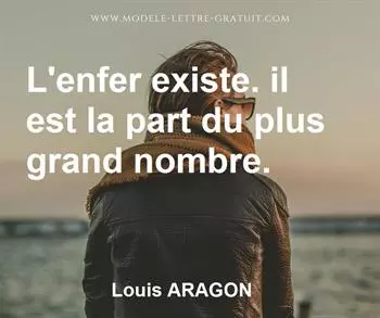 Citation de Louis ARAGON