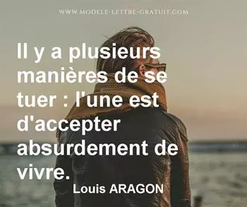 Citation de Louis ARAGON