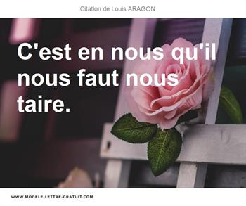 Citations Louis ARAGON