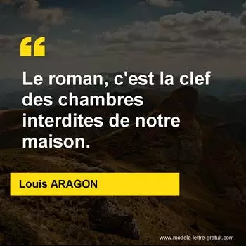 Citation Louis ARAGON