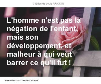 Citations Louis ARAGON