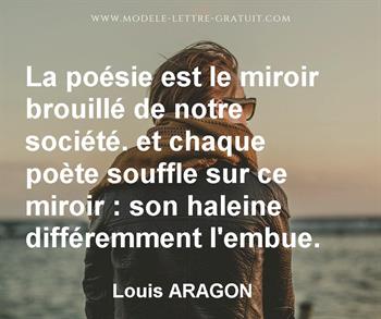 Citation de Louis ARAGON